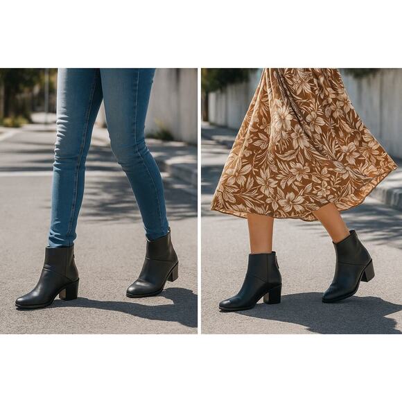 Nisolo Dari Commuter Boot – Black Leather -- Zips up the back – Size 10 - NEW - Picture 4 of 11